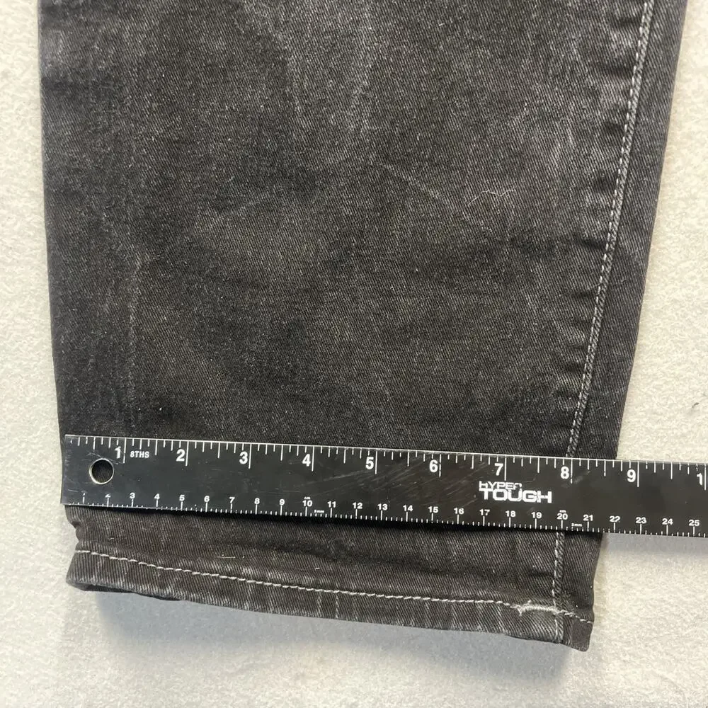 True‎ Religion Ricky Jeans 44x32 Mens Black Relaxed Straight Flap Pocket